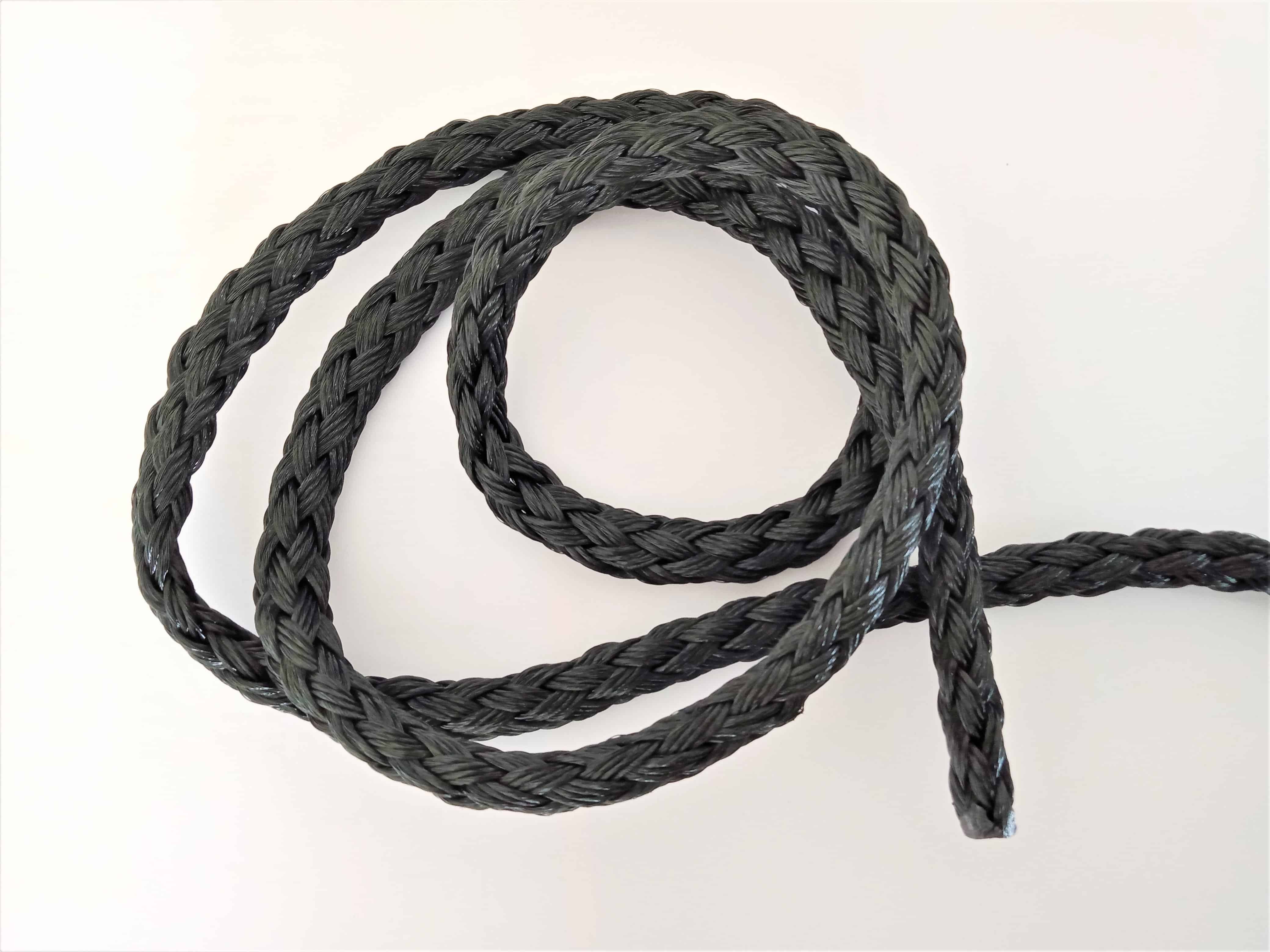 Nautilus Belly Strap Rope - Black (per meter)